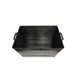 Κουβάς ξύλων μεταλλικός με χερούλια 50x30x26cm
